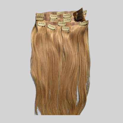 Plaukų tresai karamelinės rudos spalvos, nr. 18