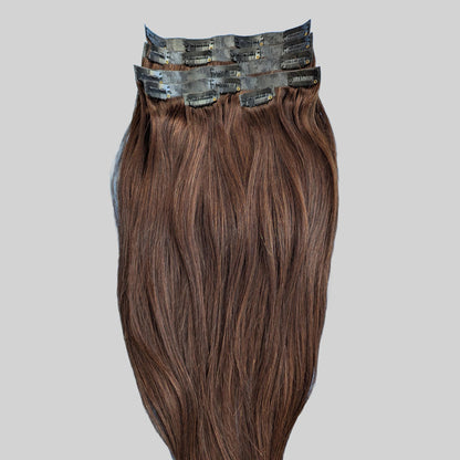 Plaukų tresai tamsaus kaštono spalvos, nr. 3