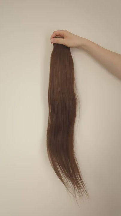 Plaukų tresai pelenų rudos spalvos, nr. 4