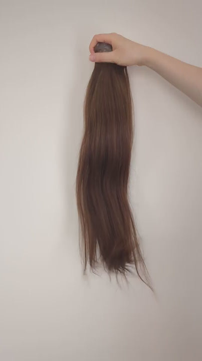 Plaukų tresai šokolado rudos spalvos, nr. 7