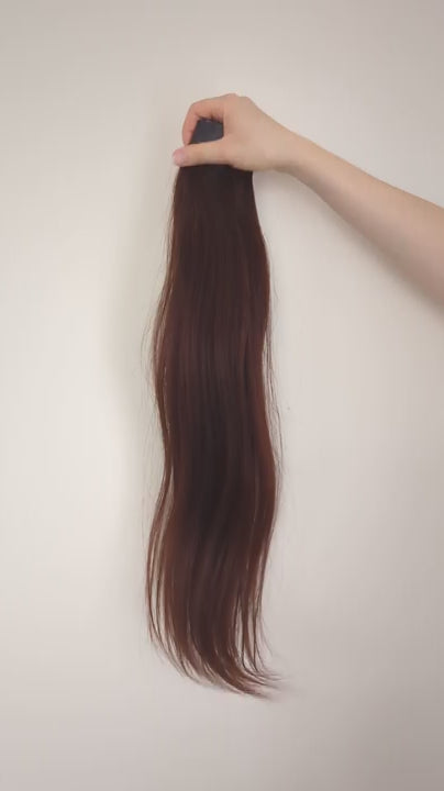 Plaukų tresai tamsaus kaštono spalvos, nr. 3