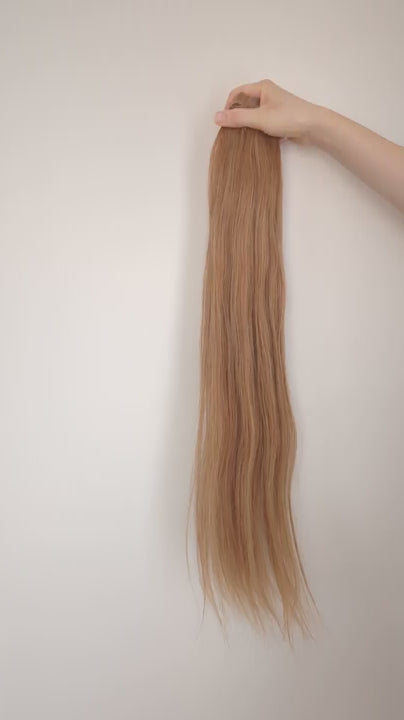 Plaukų tresai šviesios pelenų rudos spalvos, nr. 12